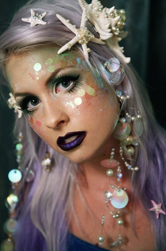 Halloween Mermaid Makeup Idea