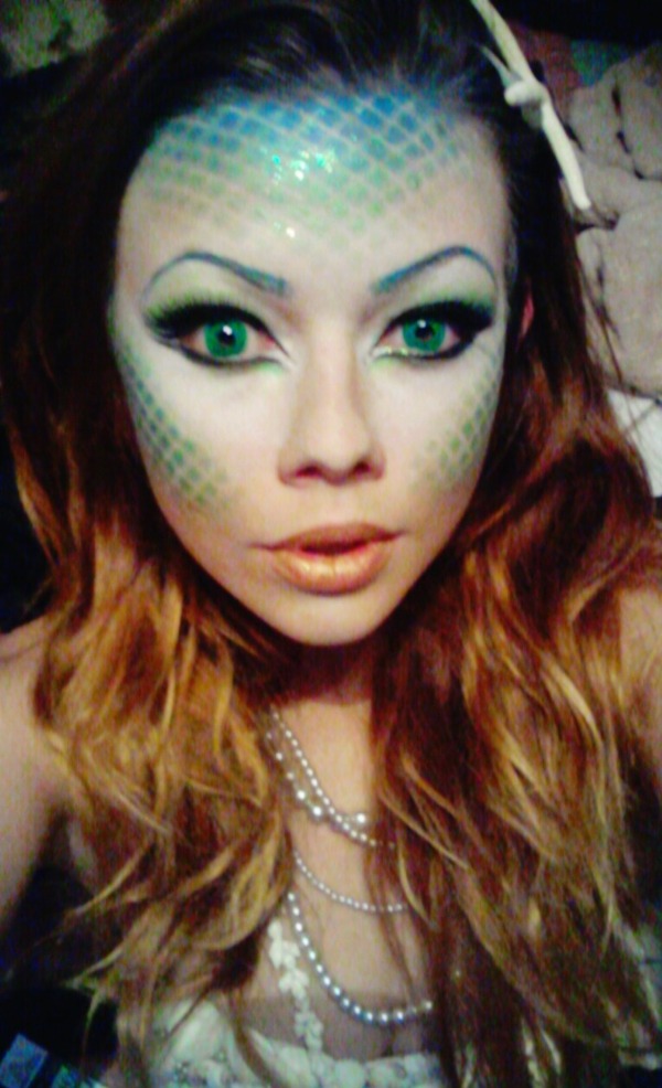 Halloween Mermaid Makeup