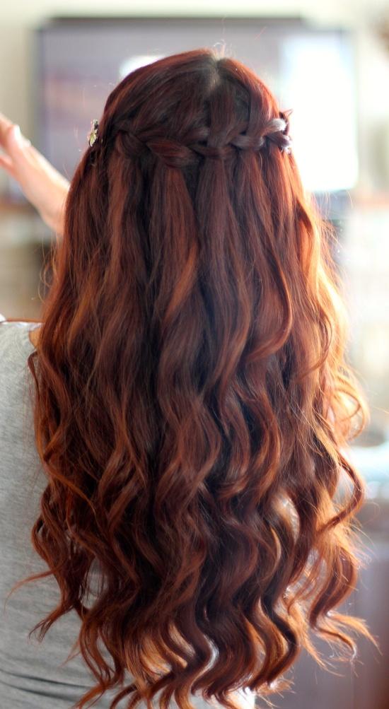 Homecoming hairstyles for long thick hair