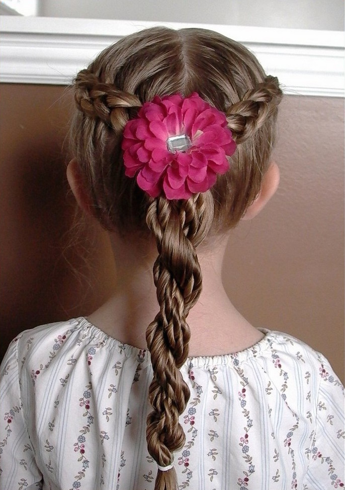 Little Girl French Braid Hairstyles
