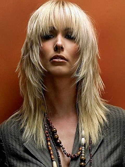 Long Choppy Hairstyles with Blond Hair