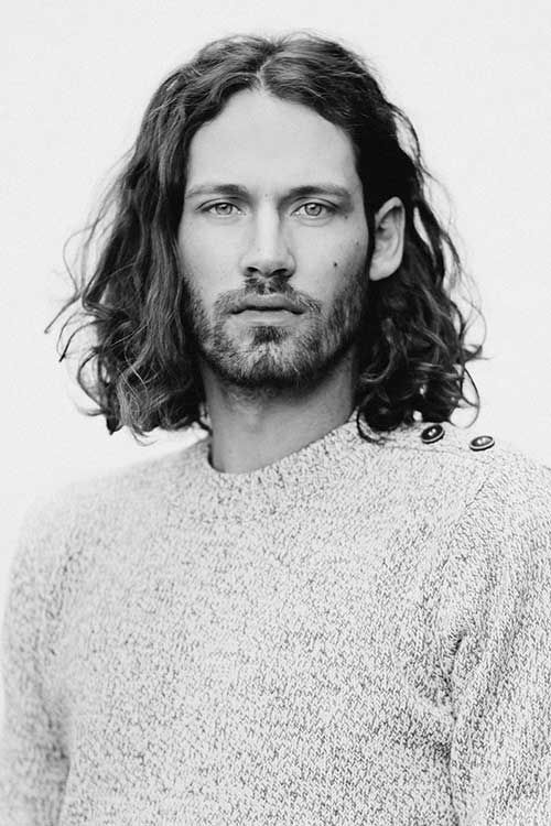 Long Curly Hairstyles for Men