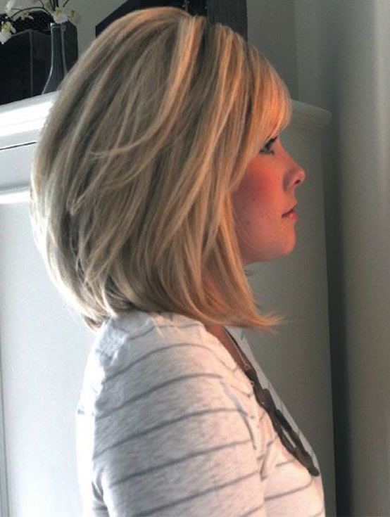 Mid Length Stacked Bob for Women 50