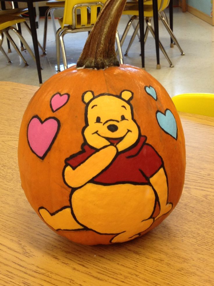 My Winnie the Pooh painted pumpkin