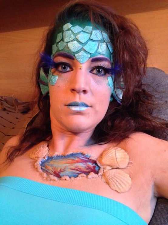 Picture of Mermaid Halloween Make-up