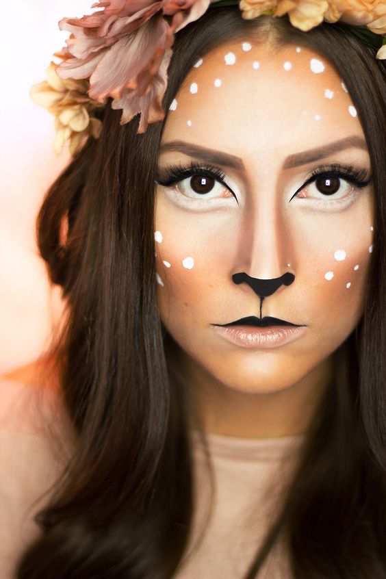 21 Deer Halloween Makeup You’ll Love - Feed Inspiration
