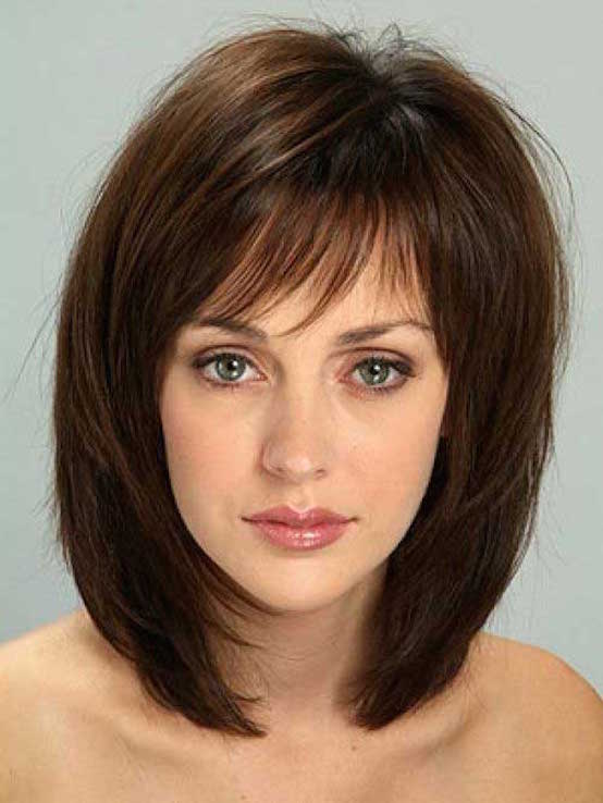 Short Bob with Bangs Hairstyles for Thick Hair