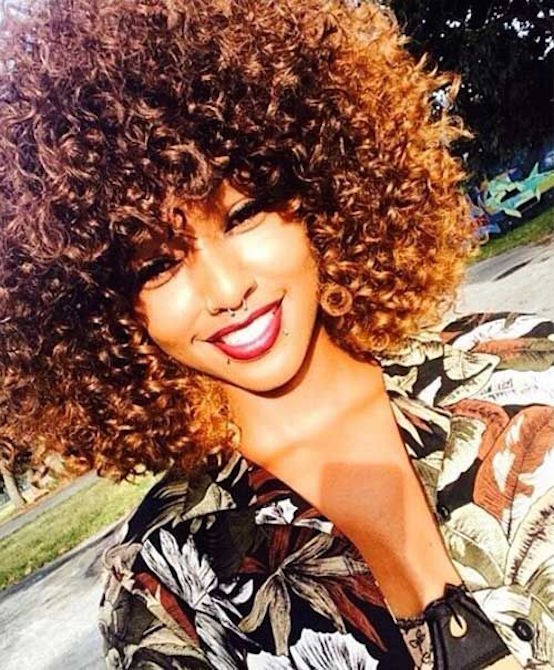 Short Curly Afro Hairstyles