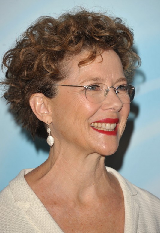 Short Curly Hairstyles for Women Over 50 with Glasses