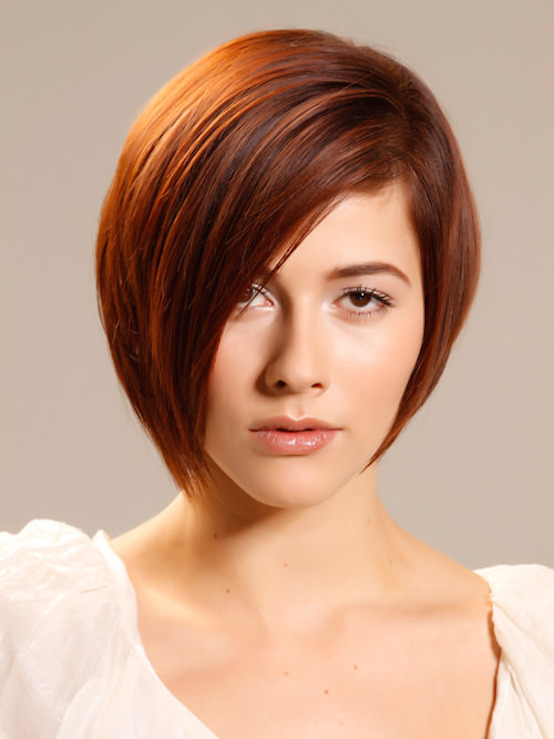 Short Smooth Hairstyle For Thick Hair