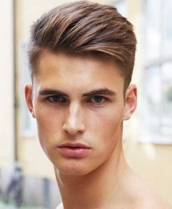 Short Straight Hairstyle for Men