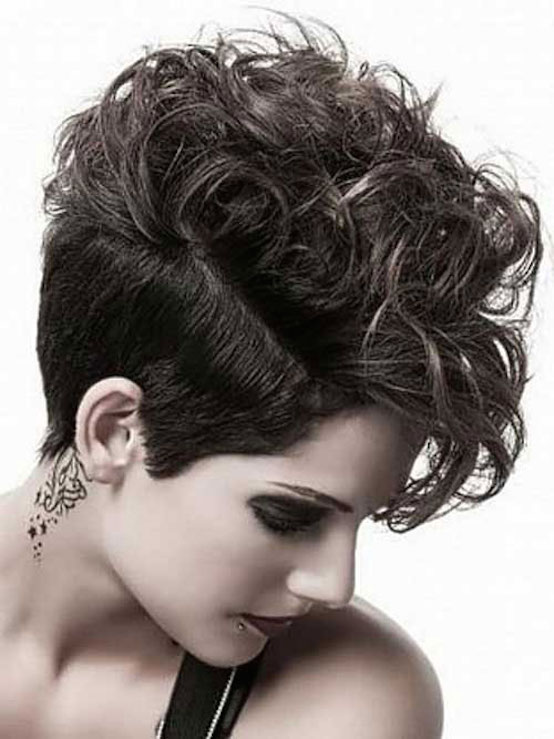 Short funky hairstyles for thick wavy hair