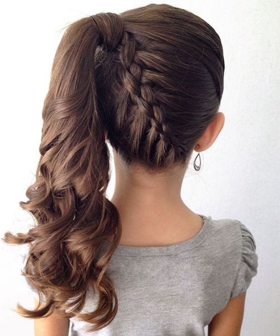 Stylish Braided Ponytail Hairstyles for Little Girls