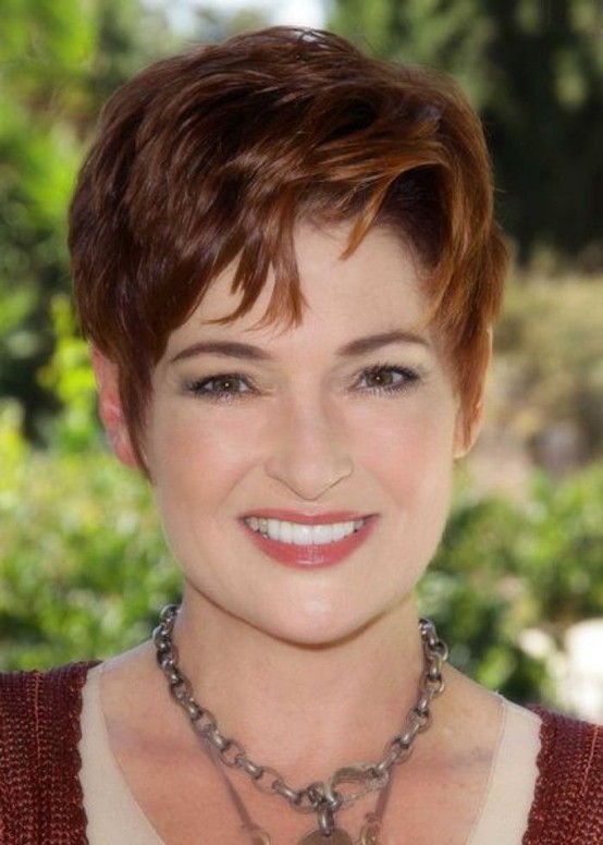 Trendy Short Pixie Haircuts for Women Over 50