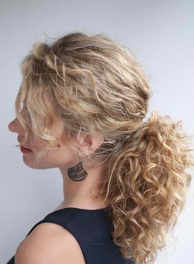 Updos for Curly Haired Girls