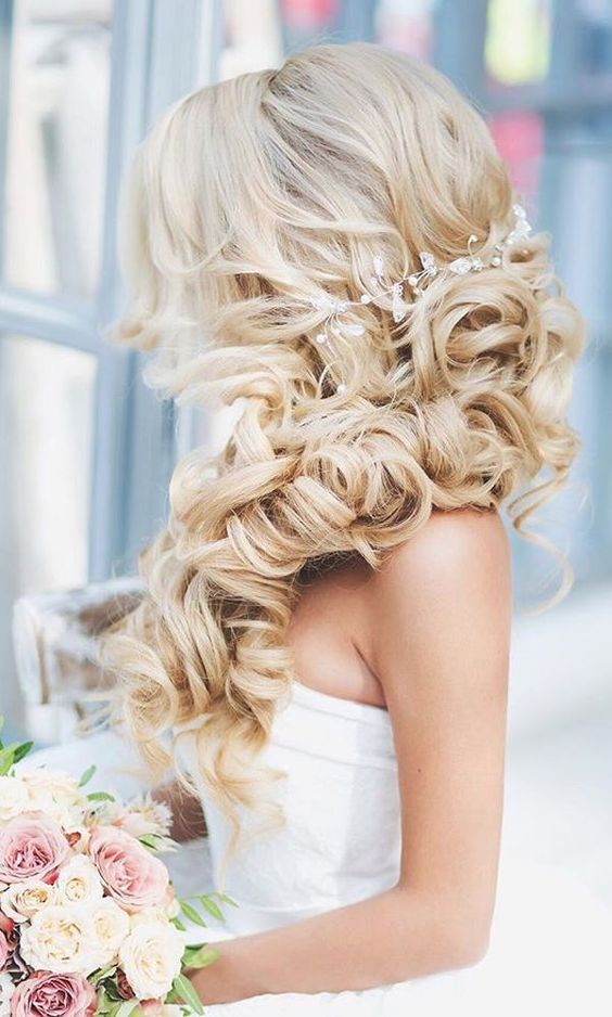 Wedding Curly Hairstyles For Long Hair
