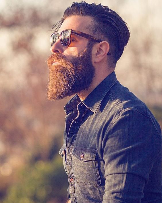 bearded man with sunglasses