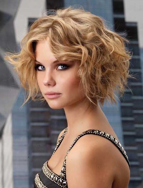 curly tousled hairstyle