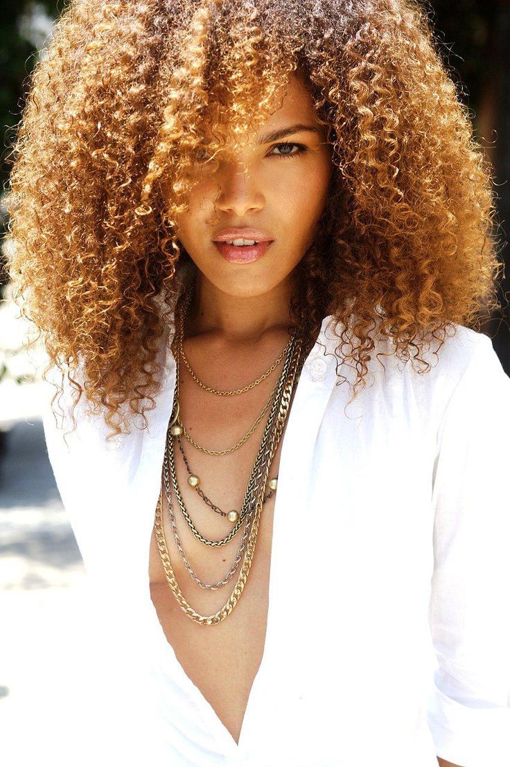 gorgeous curlhairstyle color