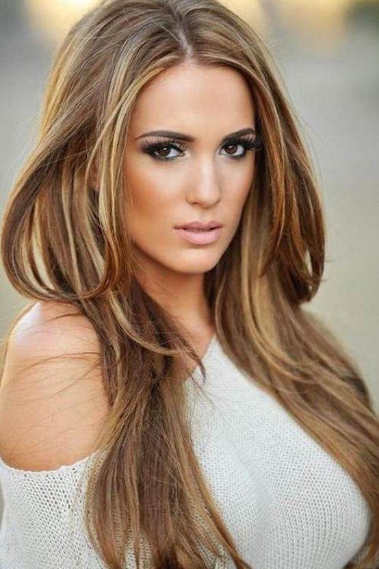 idea of light brown hair with highlights