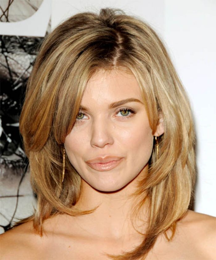 layered hairstyles for medium length