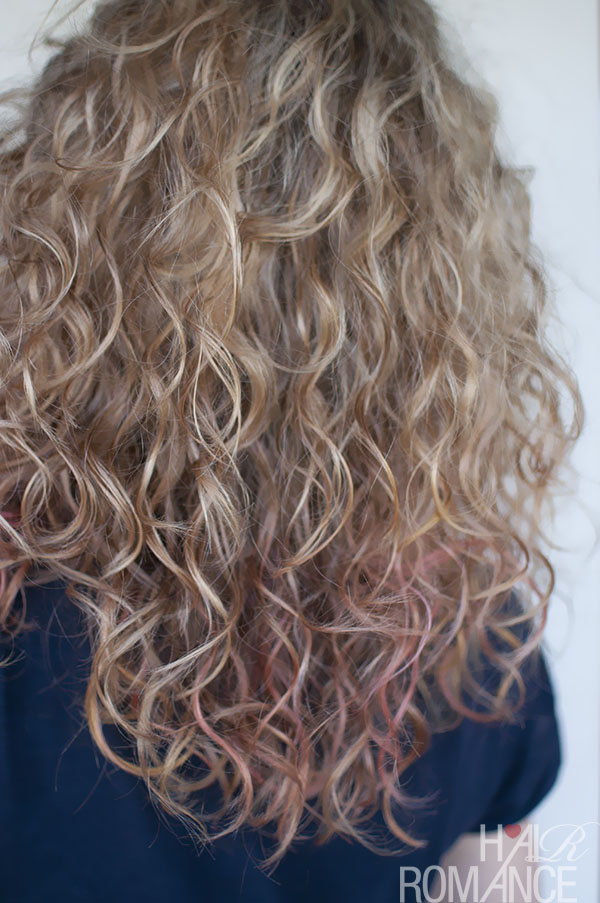 naturally curly blonde hair