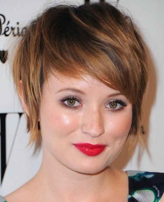 pixie haircuts for fat faces