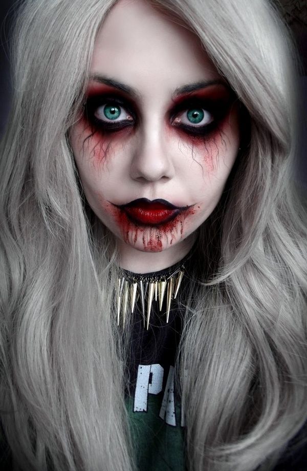 spooky scary halloween witch make up ideas
