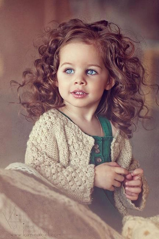 stunning curly hair for kids