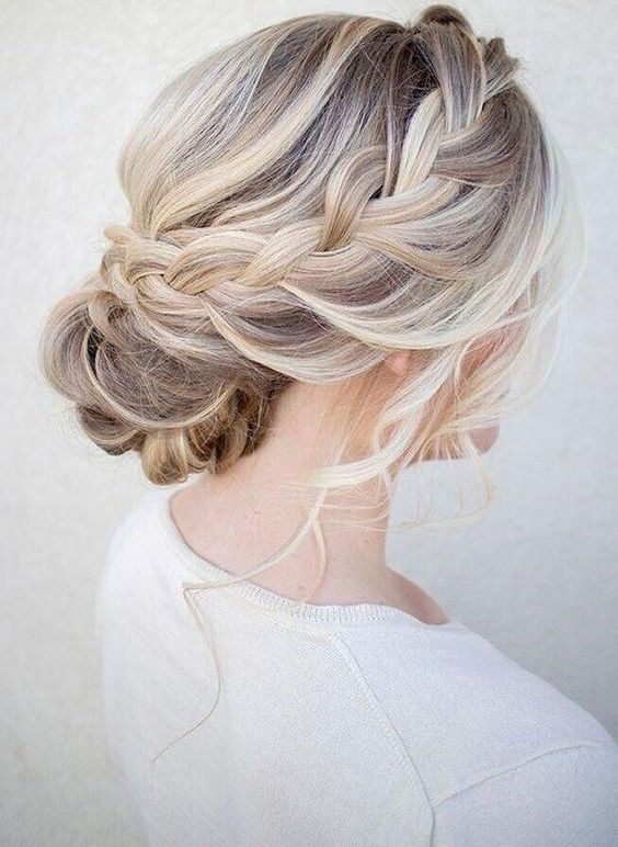 updo wedding hairstyle idea