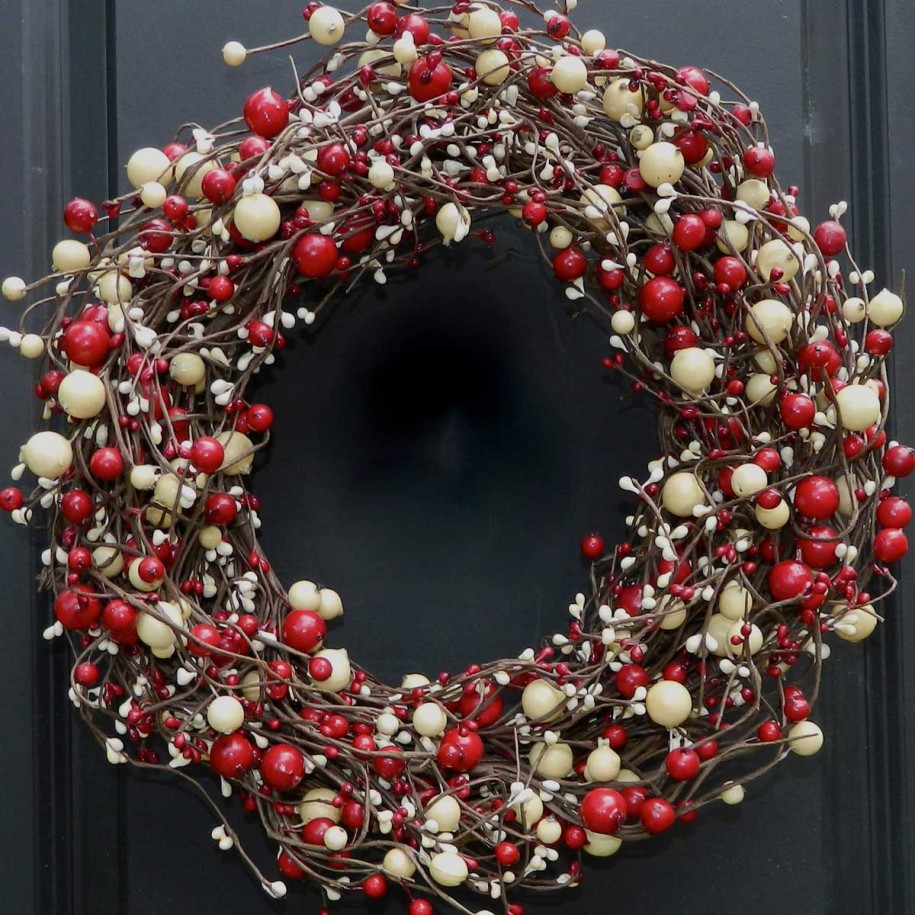 Admirable Front Door Christmas Wreath Decoration