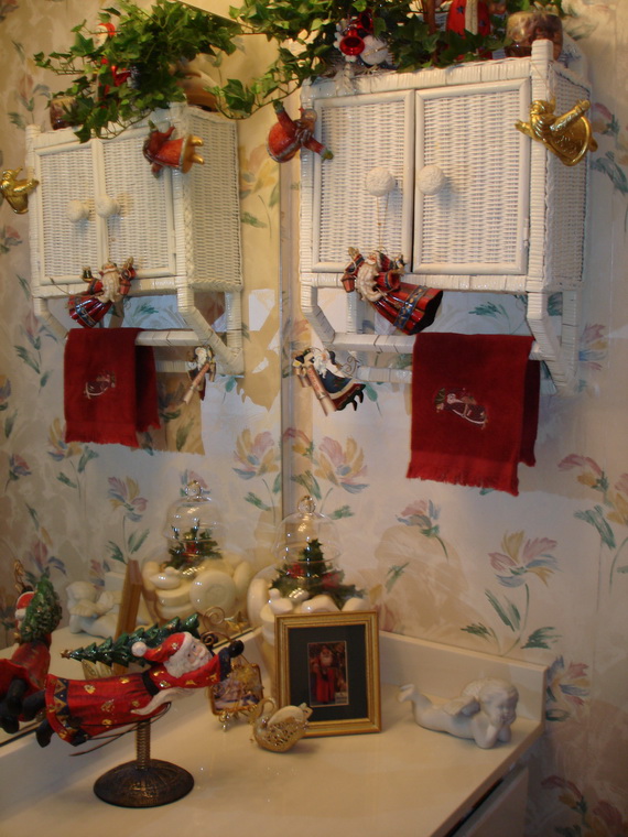 bathroom decorating ideas for christmas