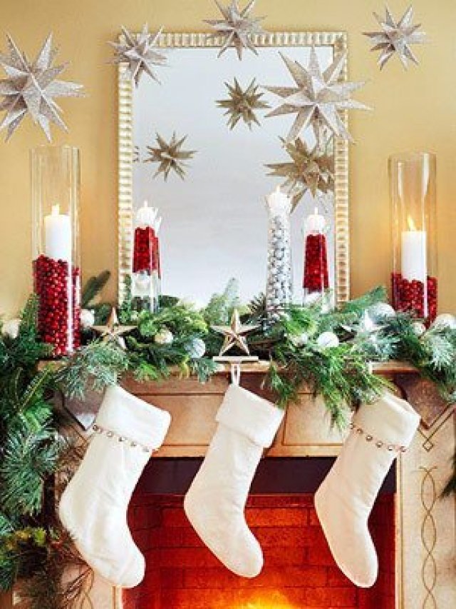 Christmas Mantel Decorating Ideas