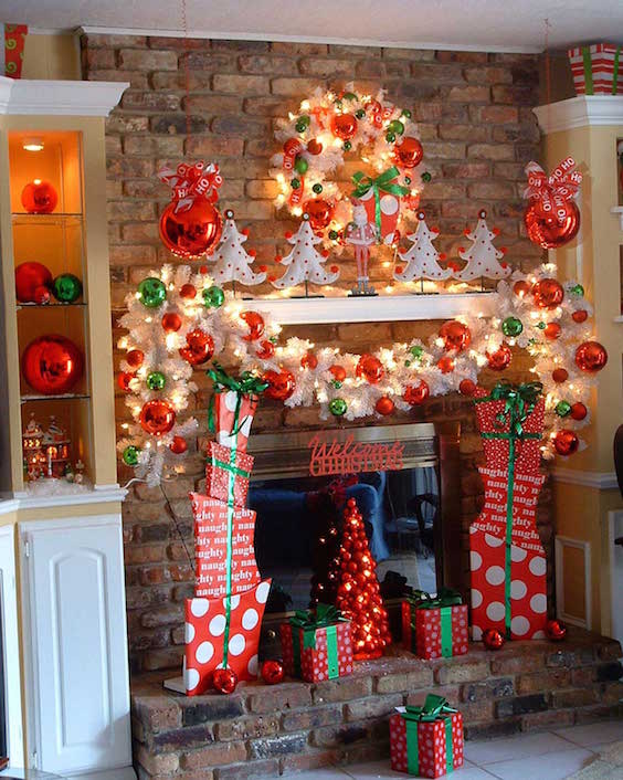 Christmas Style Decoration Ideas With Brick