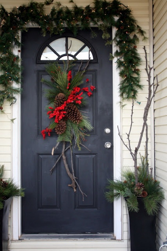 Cool DIY Decorating Ideas For Christmas Front Porch
