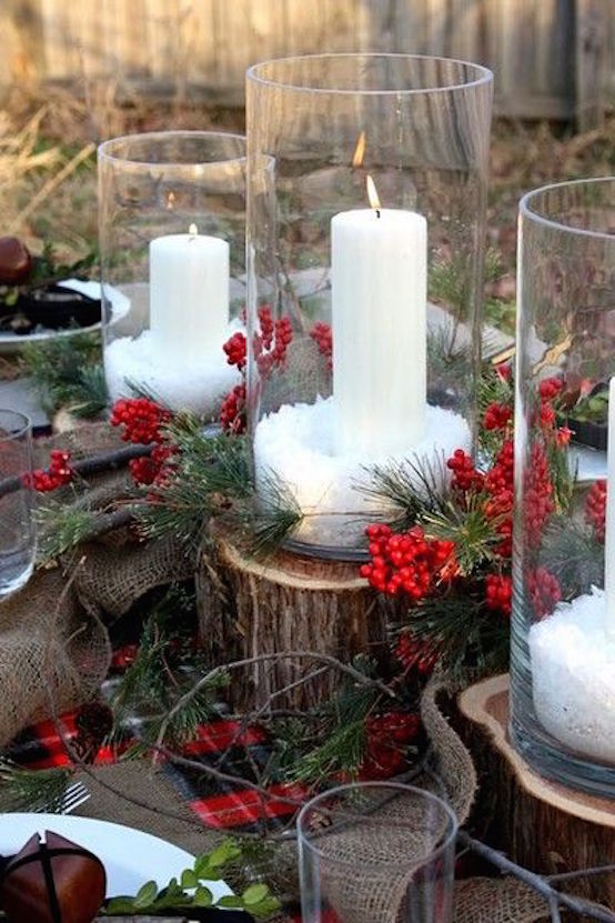 country christmas centerpiece