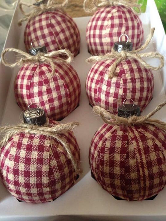 country style christmas ornaments