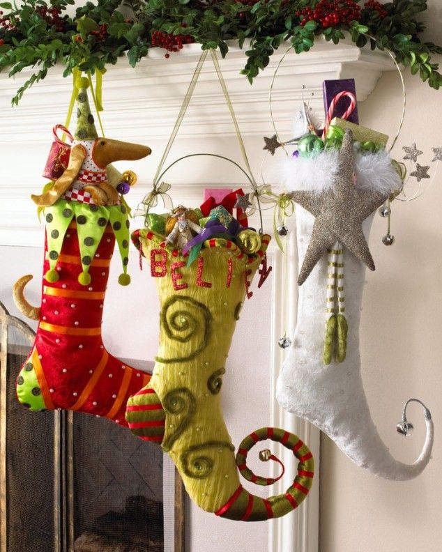 Creative DIY Christmas Stockings