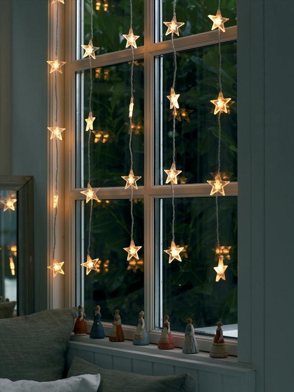 cute christmas decoration idea for window