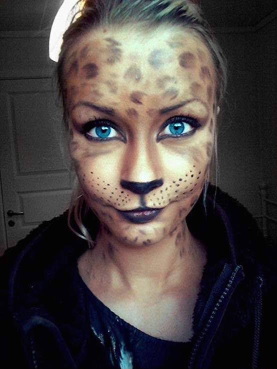 Cute Leopard Makeup