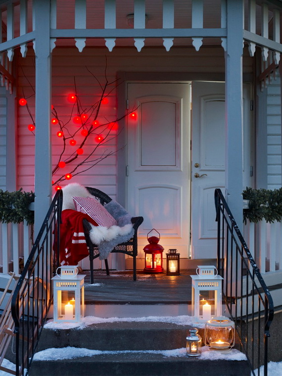 21 Inspiring Christmas Front Porch Decorating Ideas - Feed ...
 Door For Wedding