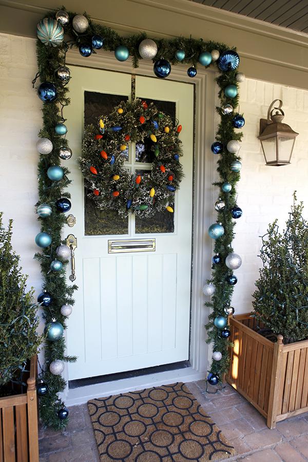 Front Doors Wood Christmas