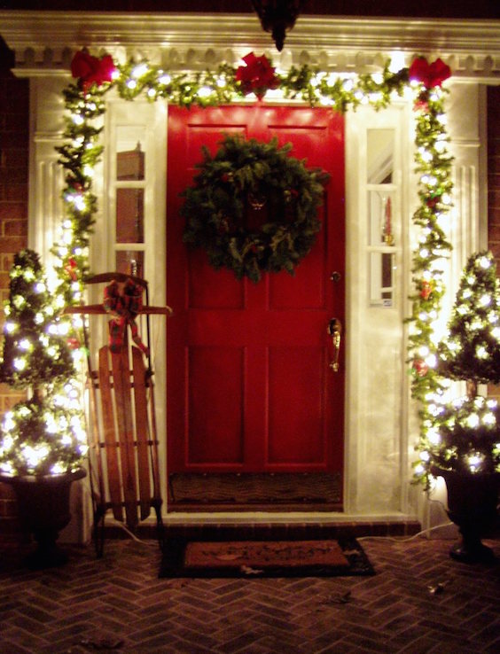 Front Porch Christmas Decorating Ideas Home Design