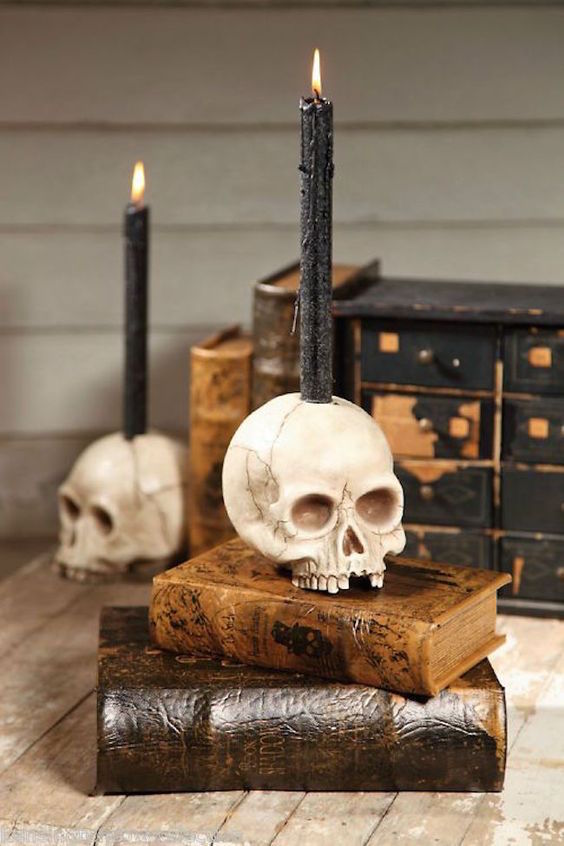 Gothic Candle Holder Ideas for a Scary Halloween