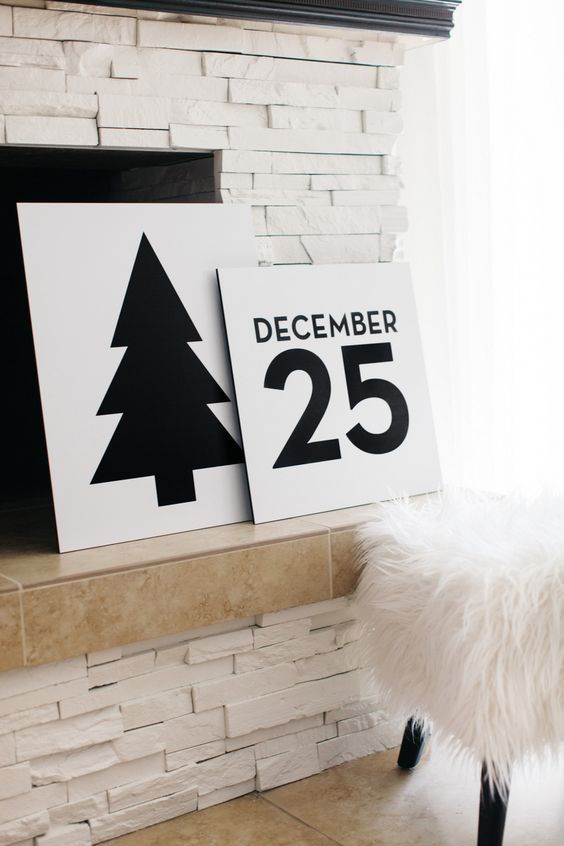 modern holiday decor with shutterfly