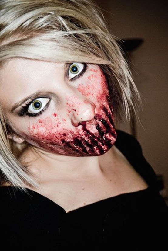 Scary Halloween Makeup Decor