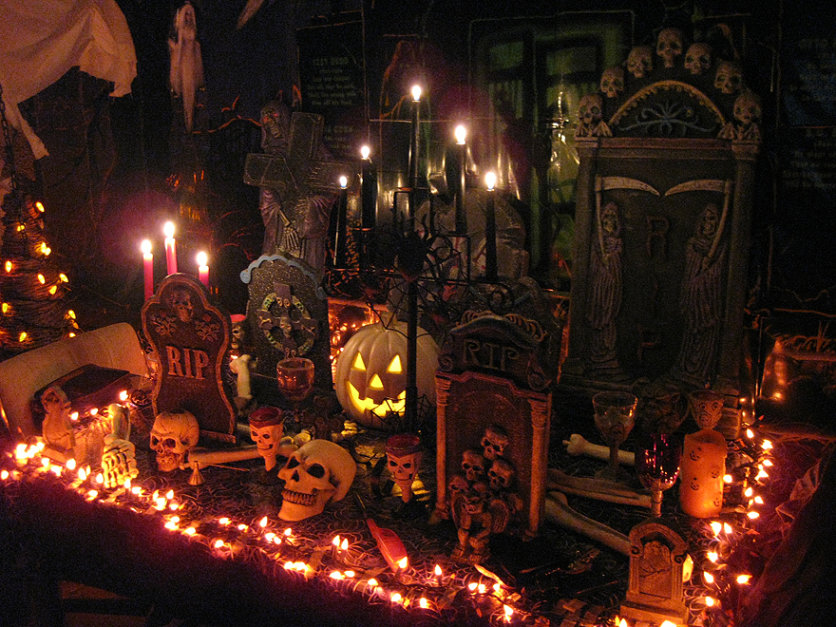Spooky Interior Halloween Decoration