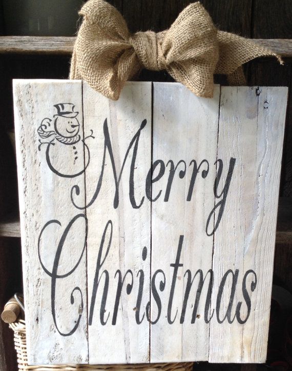 Wooden Signs For Christmas