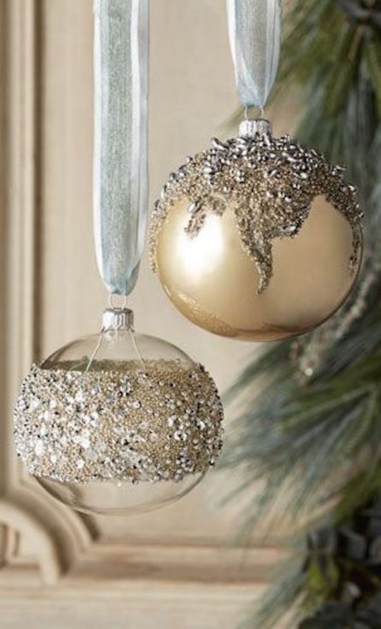 clear glass ornament
