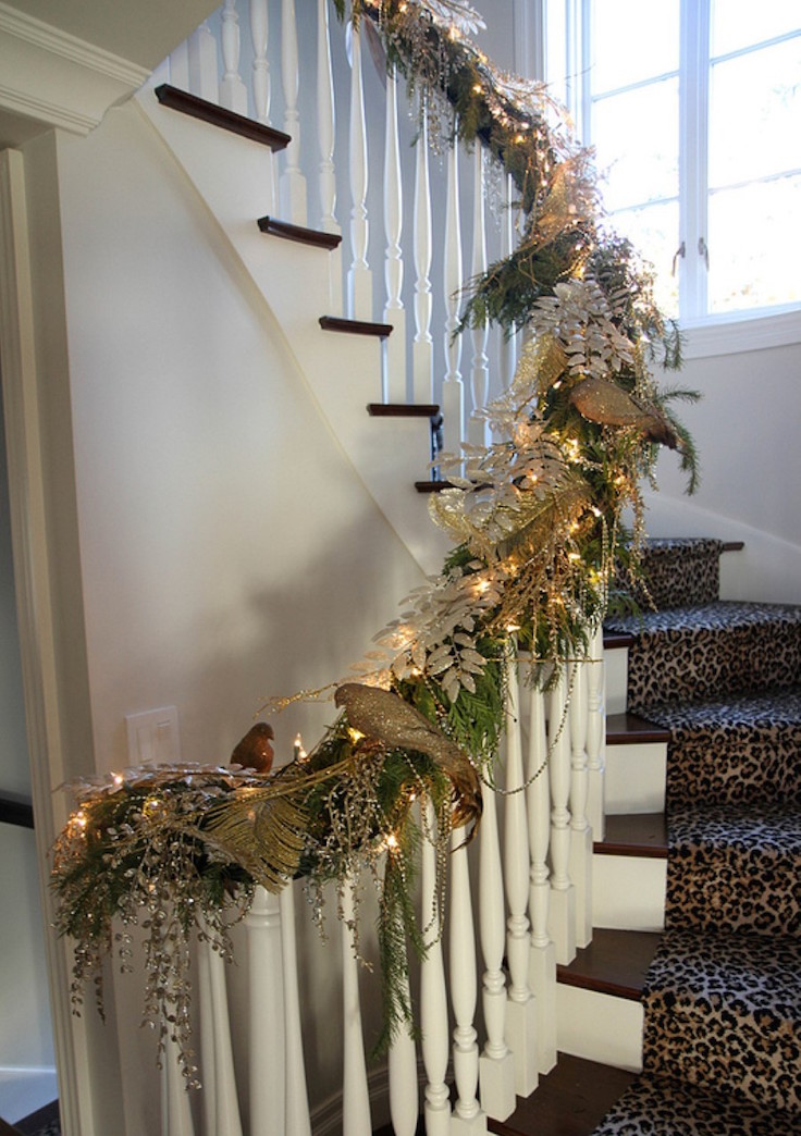 design ideas christmas staircase